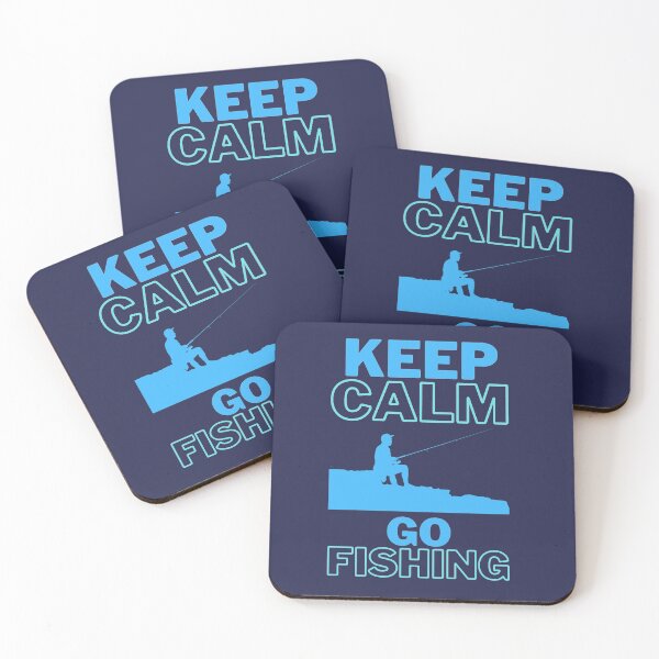 Item preview, Keep calm and go fishing blue designed and sold by AmonRa16.