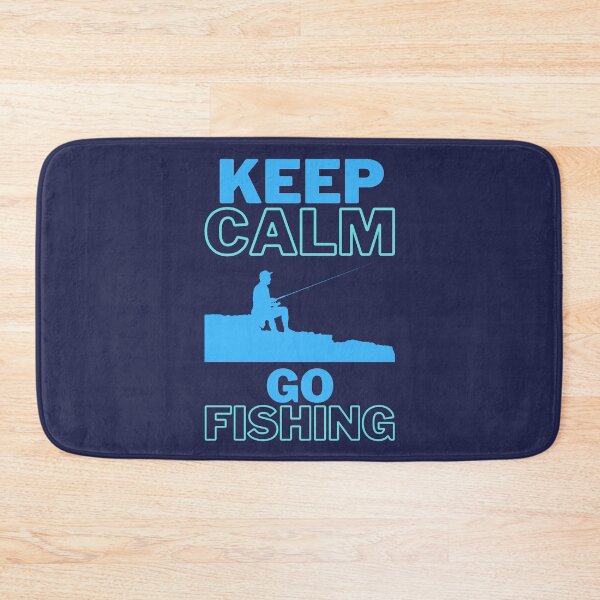 Item preview, Keep calm and go fishing blue designed and sold by AmonRa16.