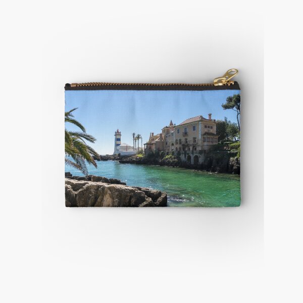 Item preview, Emerald Inlet - Santa Maria House and Santa Marta Lighthouse Cascais Portugal designed and sold by Georgia Mizuleva.