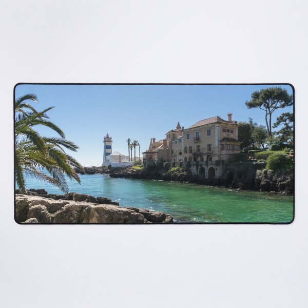 Item preview, Emerald Inlet - Casa de Santa María y Faro de Santa Marta Cascais Portugal designed and sold by Georgia Mizuleva.