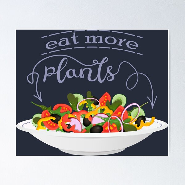 Item preview, Comer más letras de plantas designed and sold by CutieBlue.