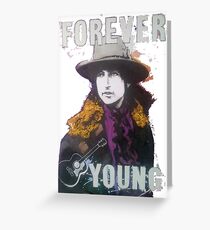 Bob Dylan Greeting Card