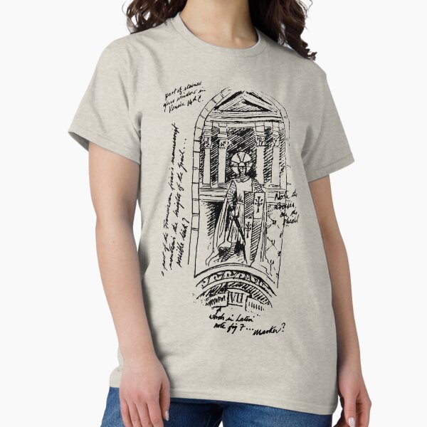 Stained Glass Window of Venice (Excerpts from the Grail) Classic T-Shirt