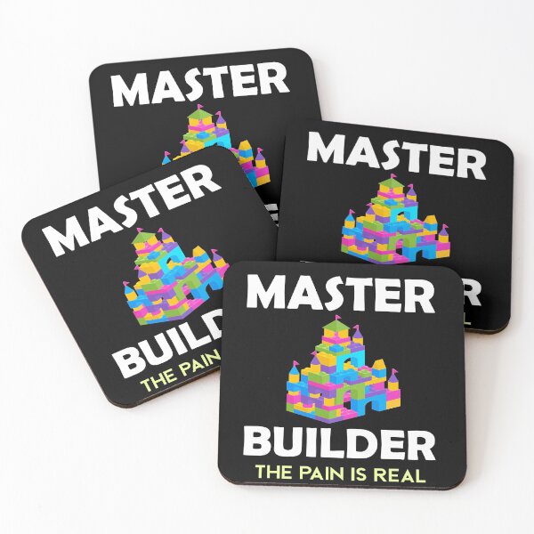 Item preview, Cute Master Builder Pain Is Real Funny Kids Blocks Builder Bricklayer Engineer  designed and sold by Wadia Hamda.
