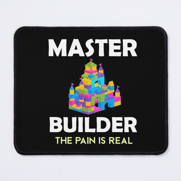 Item preview, Cute Master Builder Pain Is Real Funny Kids Blocks Builder Bricklayer Engineer  designed and sold by Wadia Hamda.