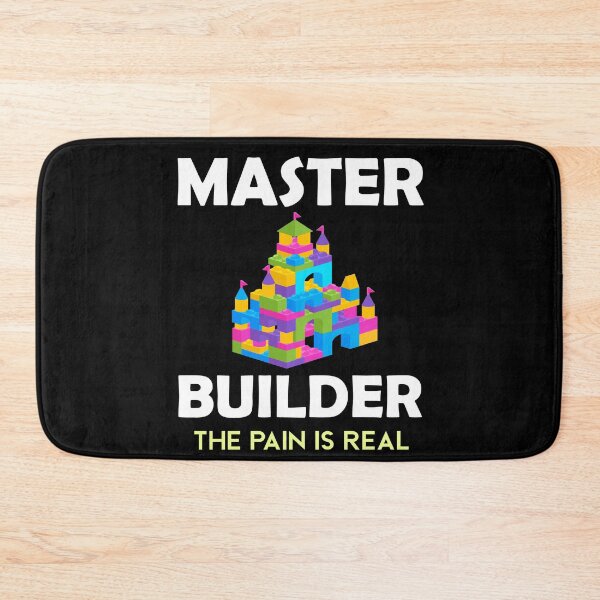 Item preview, Cute Master Builder Pain Is Real Funny Kids Blocks Builder Bricklayer Engineer  designed and sold by Wadia Hamda.