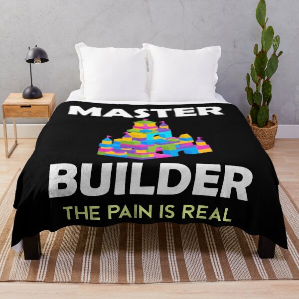 Item preview, Cute Master Builder Pain Is Real Funny Kids Blocks Builder Bricklayer Engineer  designed and sold by Wadia Hamda.