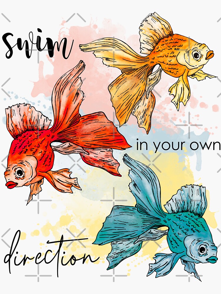 Be a Goldfish, Goldfish Shirt, Pet Fish, Goldfish Appreciation