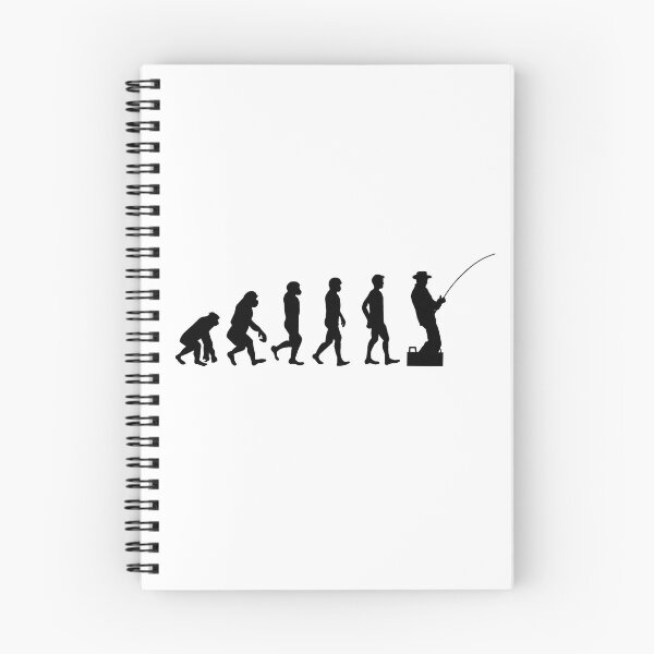 Item preview, Funny Evolution of Man and Boat Fishing design designed and sold by HROC.