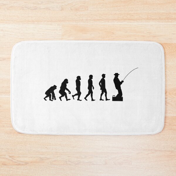 Item preview, Funny Evolution of Man and Boat Fishing design designed and sold by HROC.