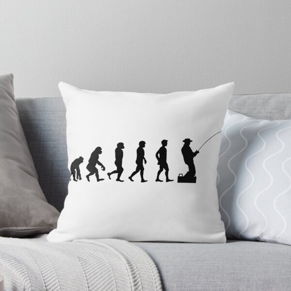 Item preview, Funny Evolution of Man and Boat Fishing design designed and sold by HROC.