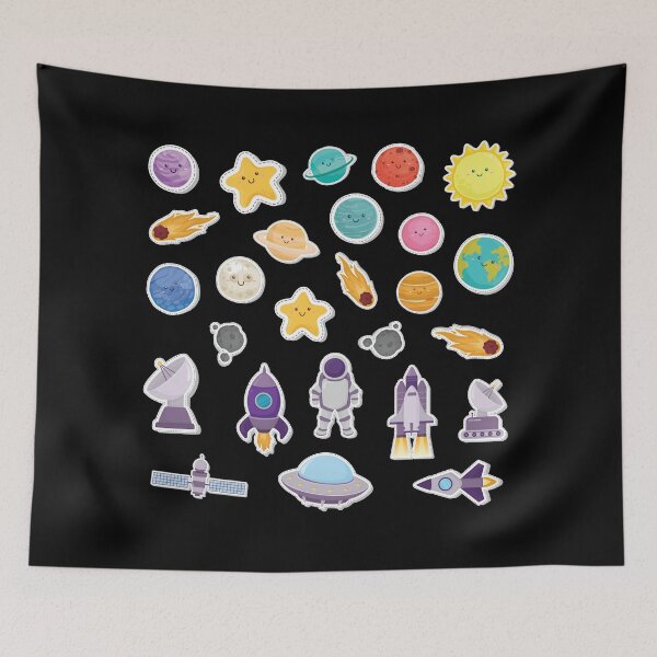 Item preview, Space Adventure Stickers Full Pack designed and sold by Printedarts.