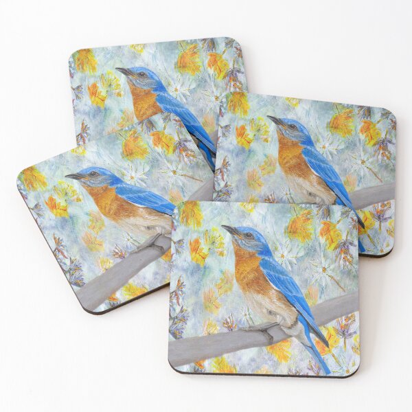 Item preview, Springtime Eastern Bluebird designed and sold by Angeles M. Pomata.