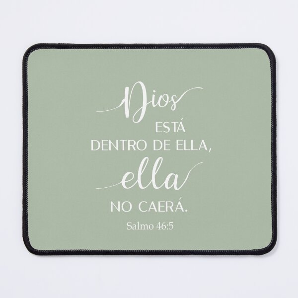 Item preview, Salmo 46:5. Dios esta dentro de ella, ella no caerá. designed and sold by Aryam Quotes.