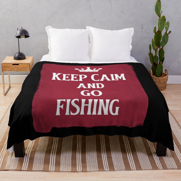 Item preview, Keep Calm And Go Fishing. Official Advice Motivational designed and sold by Rebel-Design.