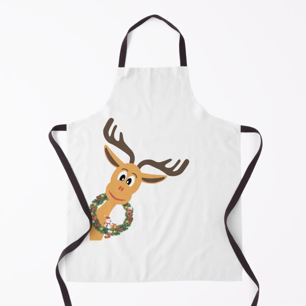 Item preview, Deer with a Christmas wreath, designed and sold by kamorim.