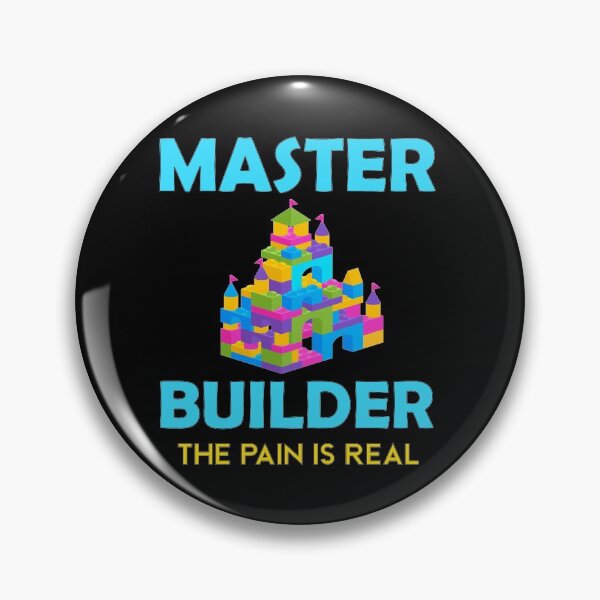 Item preview, Cute Master Builder Pain Is Real Funny Kids Blocks Builder Bricklayer Engineer designed and sold by Wadia Hamda.