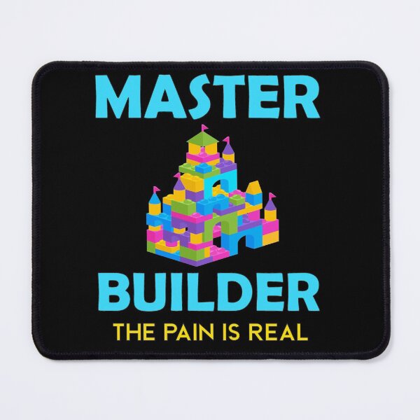 Item preview, Cute Master Builder Pain Is Real Funny Kids Blocks Builder Bricklayer Engineer designed and sold by Wadia Hamda.