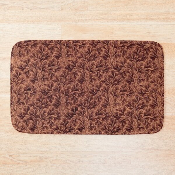 Item preview, Vintage Floral Lace Leaf Coffee Brown designed and sold by SaraValor.