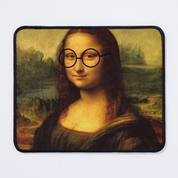 Item preview, Mona Lisa with Book designed and sold by cerenalkan.