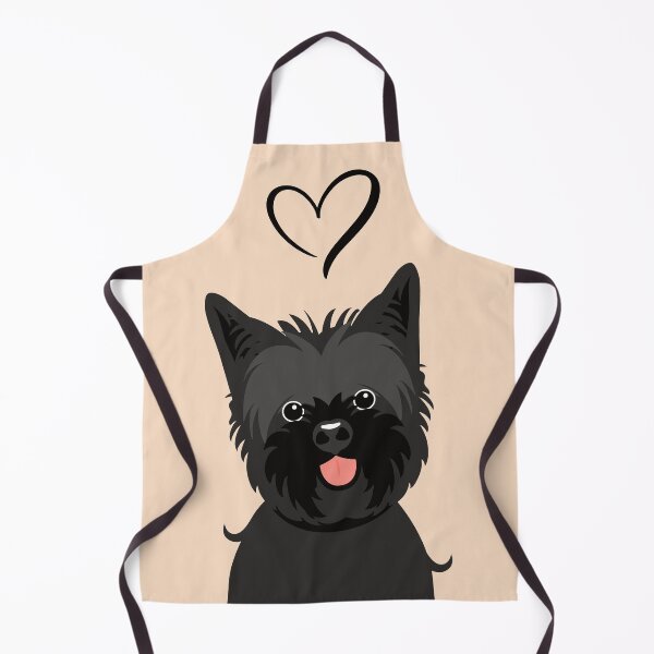 Item preview, LOVE Black Cairn Terrier Dog designed and sold by Lulupainting.
