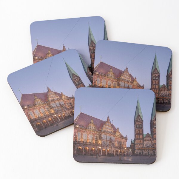 Item preview, Bremen Town Hall and Cathedral, dusk, Bremen, Germany designed and sold by Torsten  Krüger.