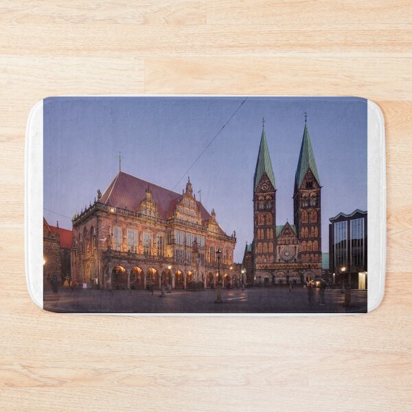Item preview, Bremen Town Hall and Cathedral, dusk, Bremen, Germany designed and sold by Torsten  Krüger.