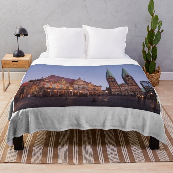 Item preview, Bremen Town Hall and Cathedral, dusk, Bremen, Germany designed and sold by Torsten Krüger.
