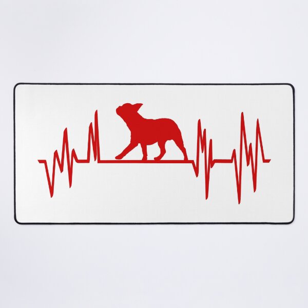Item preview, French bulldog - Heartbeats designed and sold by FashionHeritage.