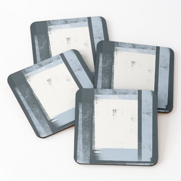 Item preview, Blue Abstract paint art. designed and sold by Arctic frame studio.