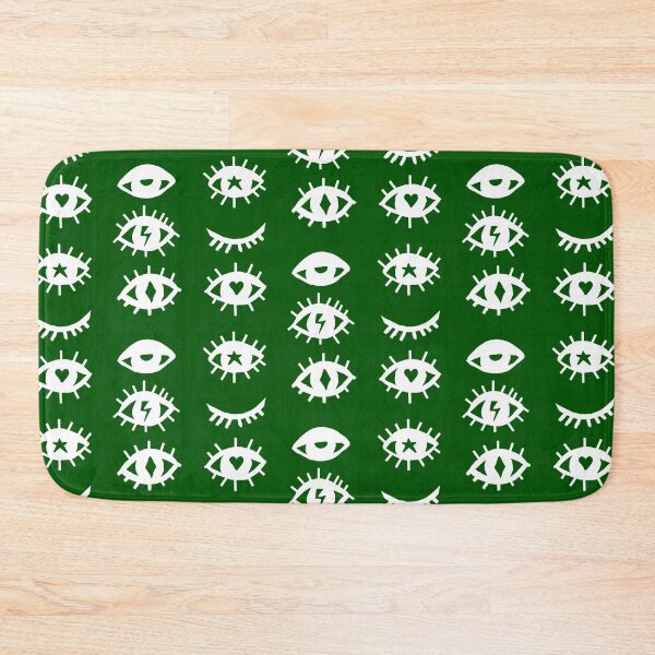 Item preview, Green and white Eye print designed and sold by DemonicGloom.