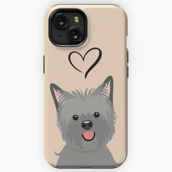 LOVE Gray Grey Cairn Terrier Dog