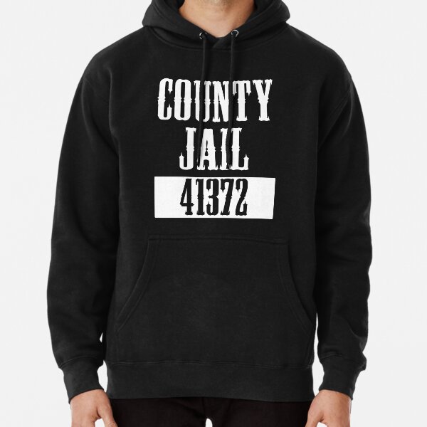 County Jail Halloween Costume Pullover Hoodie