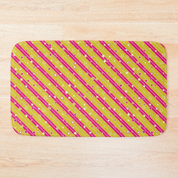 Item preview, Fluro Pink Yellow Stars and Stripes designed and sold by James-Cole.
