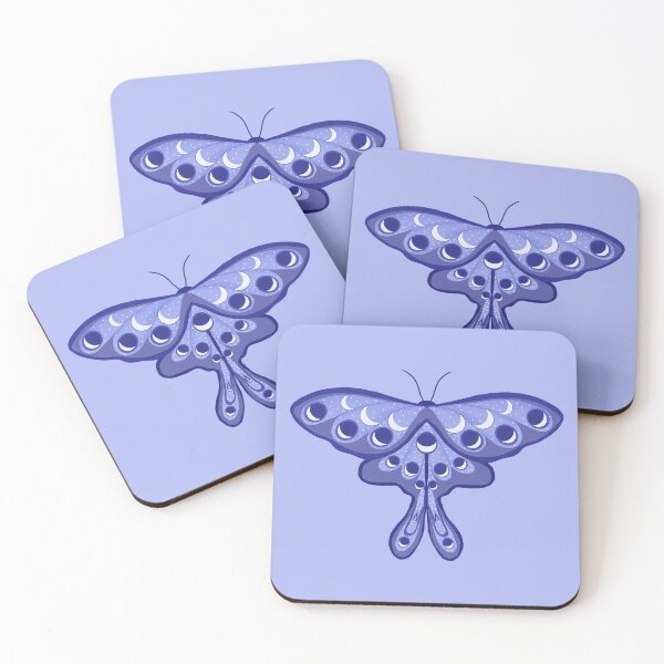 Item preview, Moon Moth – Periwinkle colour  designed and sold by OstarasAttic.