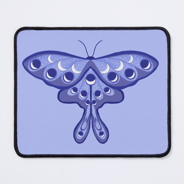 Item preview, Moon Moth – Periwinkle colour designed and sold by OstarasAttic.