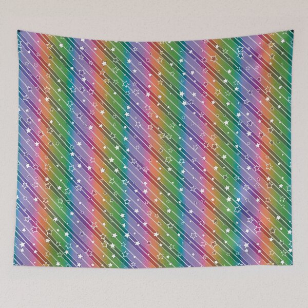 Item preview, Rainbow Stripes Stars and Stripes designed and sold by James-Cole.
