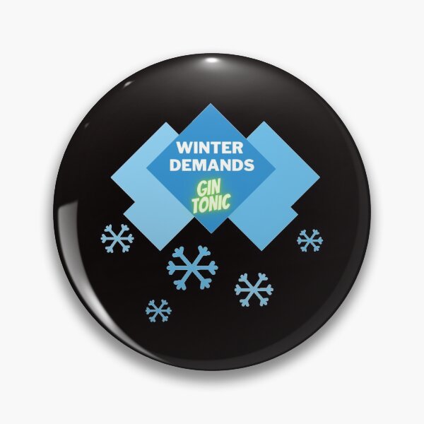 Item preview, Winter Demands Gin Tonic designed and sold by Doodlehub.