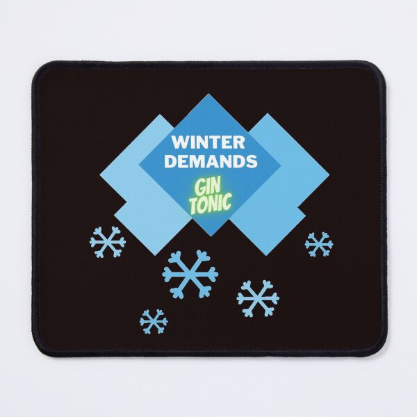 Item preview, Winter Demands Gin Tonic designed and sold by Doodlehub.