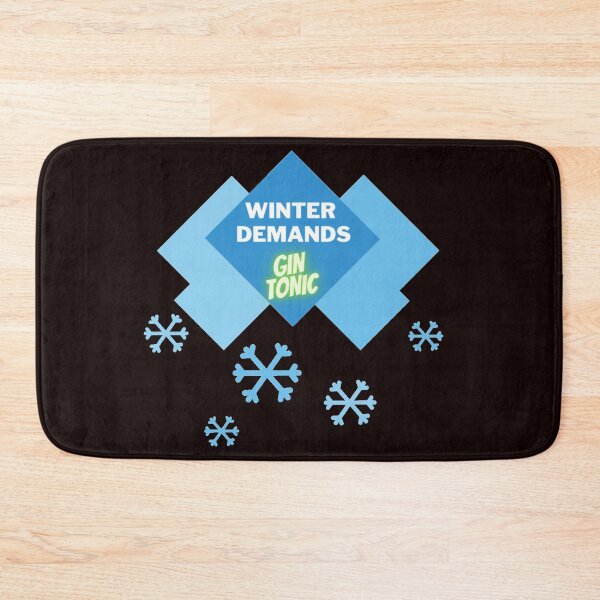 Item preview, Winter Demands Gin Tonic designed and sold by Doodlehub.