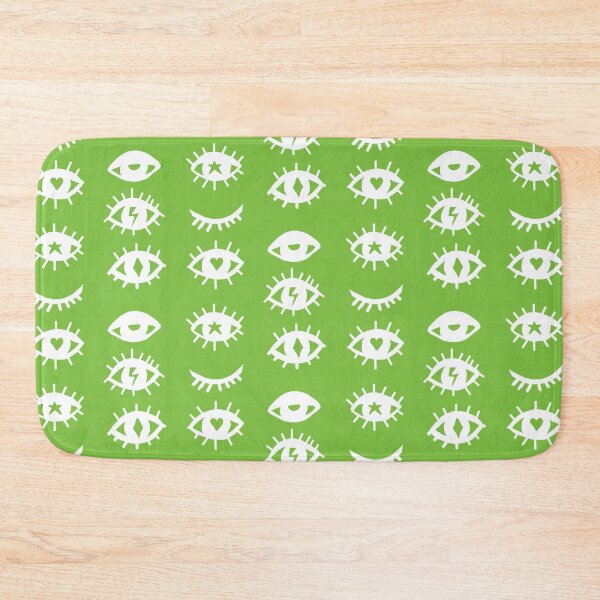 Item preview, Light Green and white Eye print designed and sold by DemonicGloom.