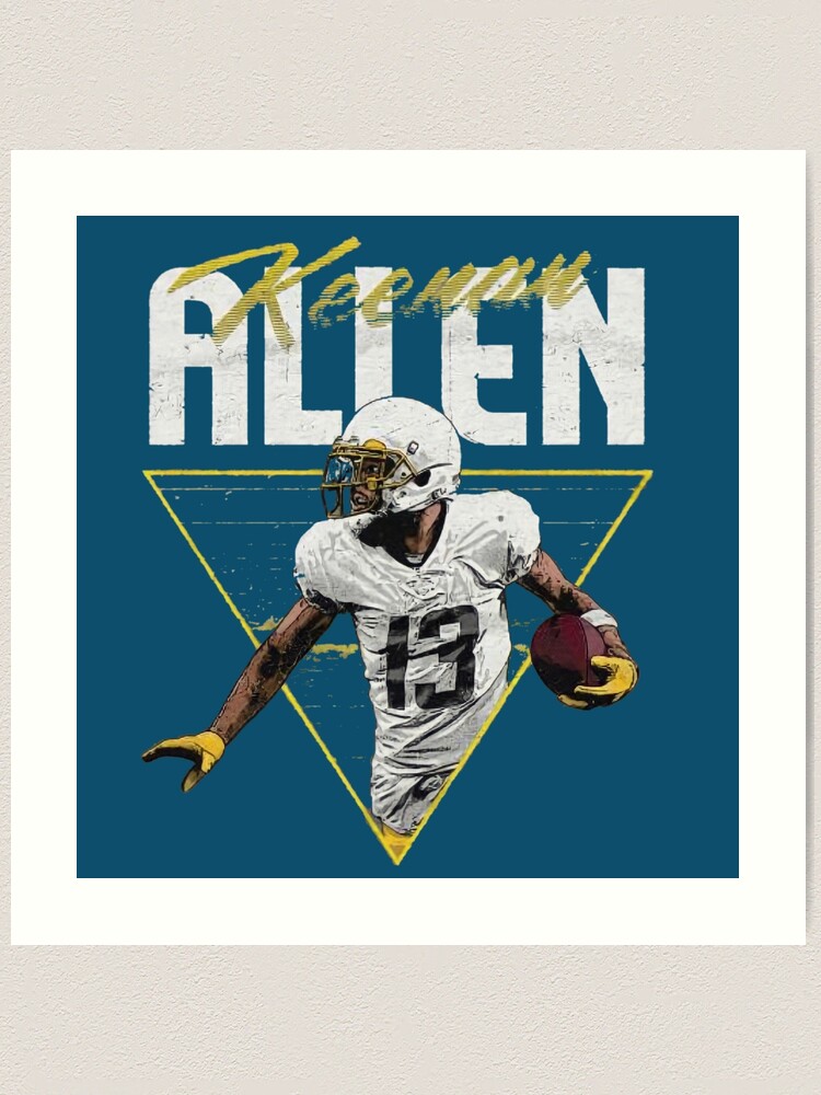 Keenan Allen football Paper Poster Chargers 4 - Keenan Allen - Posters and  Art Prints