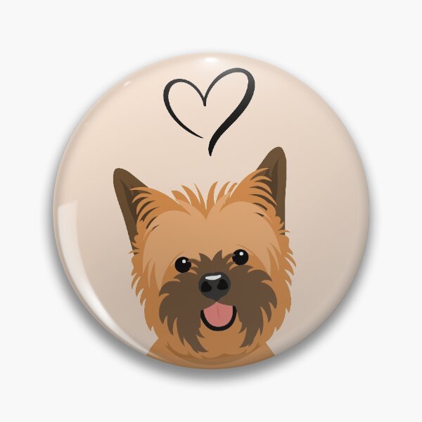 Item preview, LOVE Golden Red Cairn Terrier Dog designed and sold by Lulupainting.