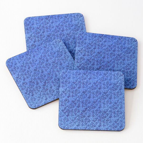 Item preview, Vintage Floral Lace Leaf Sapphire Blue designed and sold by SaraValor.