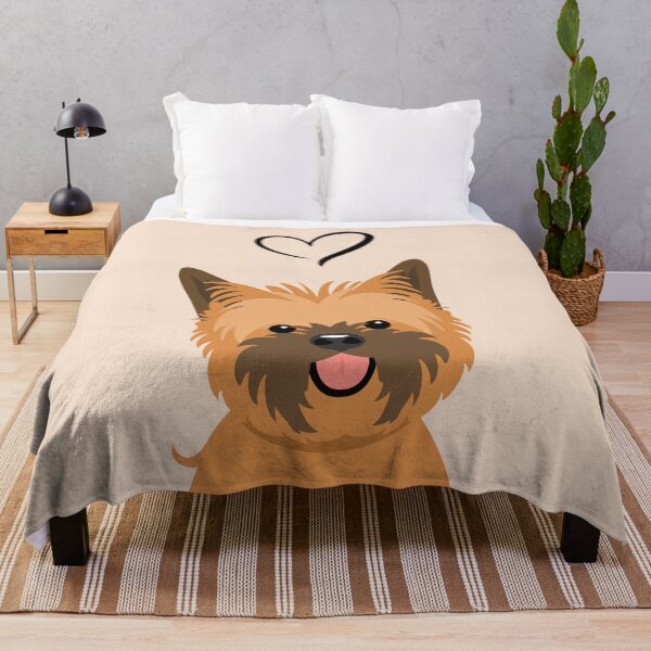 Item preview, LOVE Golden Red Cairn Terrier Dog designed and sold by Lulupainting.