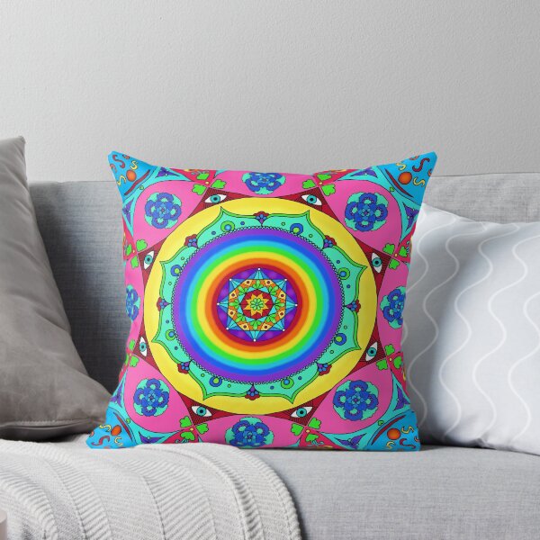 Item preview, Rainbow Flower Mandala designed and sold by Mala-Tichan.
