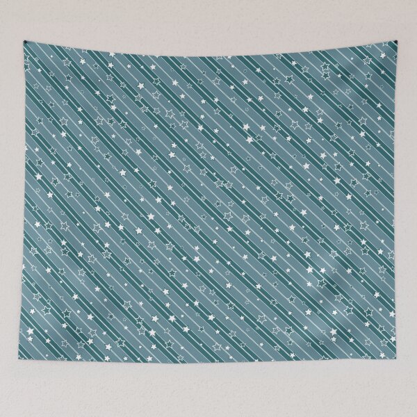 Item preview, Turquoise Stars and Stripes designed and sold by James-Cole.
