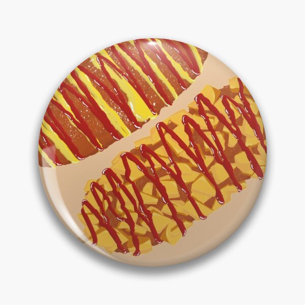 Item preview, Gamja hotdog  designed and sold by Purplepugprints.