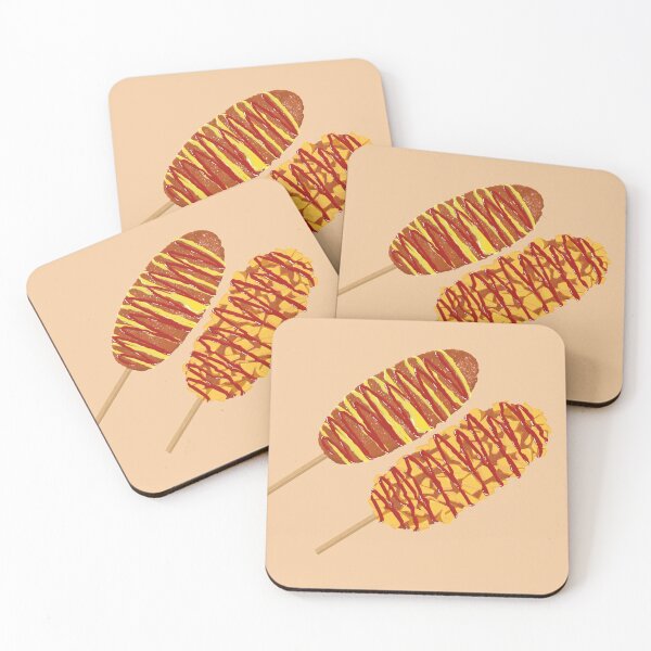 Item preview, Gamja hotdog  designed and sold by Purplepugprints.