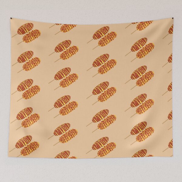 Item preview, Gamja hotdog  designed and sold by Purplepugprints.